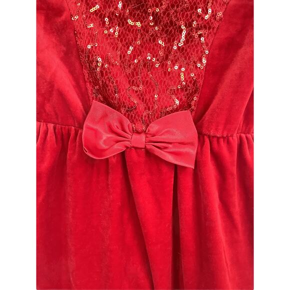 George Red Embellished Formal Dress Medium 7/8 - Picture 3 of 4